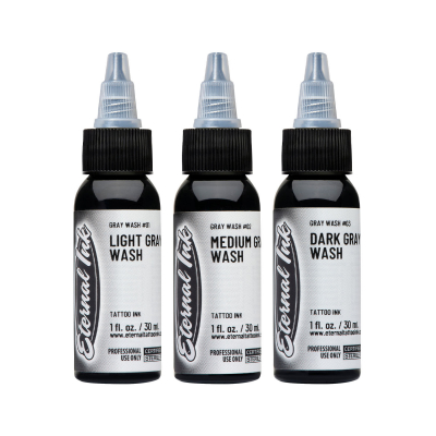 Complete Set of 3 Eternal Ink Grey Wash