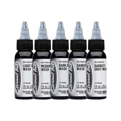 Eternal Ink - Gray Wash - Complete Set of 5 Inks