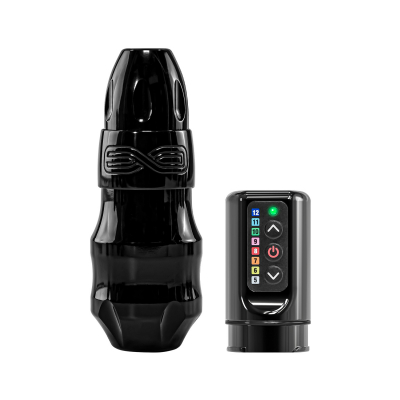 REFURBISHED - FK Irons EXO Tattoo Machine - Wireless Stealth - RCA Bolt + 2x Power Bolts - 2.5mm Stroke