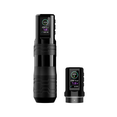 REFURBISHED - EZ P3 Pro Turbo Wireless Tattoo Pen with Additional Battery  - Black