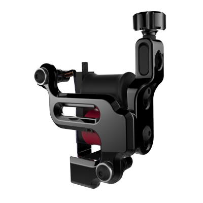 REFURBISHED - STOCKED FK Irons AL13 Roswell Aluminium Tattoo Machine - Solid Black - Conventional Liner