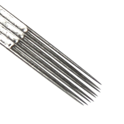 Box of 50 Magic Moon 0.25MM Soft Edge Magnum (Slightly Rounded) Bug Pin Textured Tattoo Needles