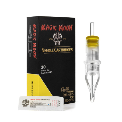 Box of 20 Magic Moon Cartridges 0.35MM Round Shader Long Taper