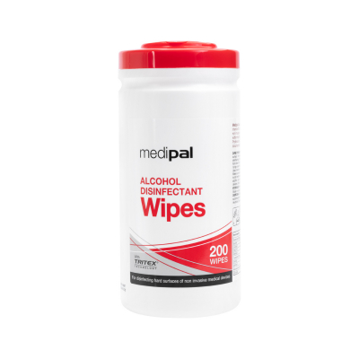 Pack of 200 Alcohol Disinfectant Wipes