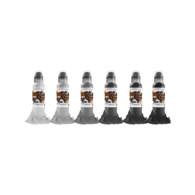 Complete Set of 6 World Famous Ink Poch's Monochromatic Set