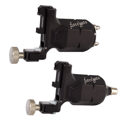 REFURBISHED - Neotat Stregato Tattoo Machine in Black - 3.5mm Stroke - CLIP CORD