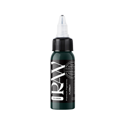 Raw Premium Pigments - OG Green Tattoo Ink 30ml