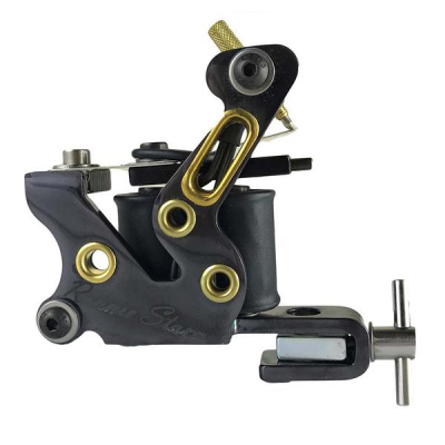 REFURBISHED - Ronnie Starr Tattoo Machine - Humber V2 Shader - Black Chrome