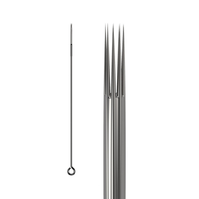 Box of 50 KWADRON Needles 0.35MM MEDIUM TAPER - Round Shader