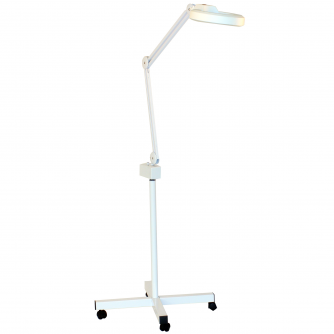 Floor Lamp for Tattooing with Magnifying Glass