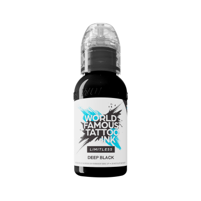 World Famous Limitless Tattoo Ink - Deep Black 30ml 