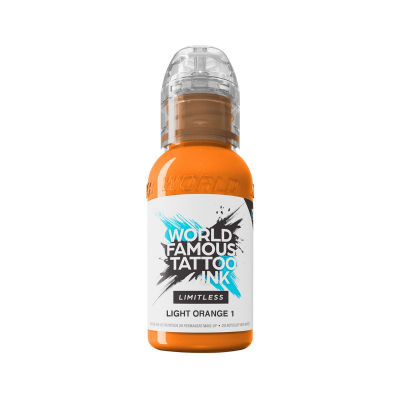 World Famous Limitless Tattoo Ink - Light Orange 1 30ml