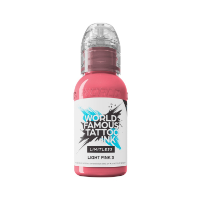 World Famous Limitless Tattoo Ink - Light Pink 3 30ml