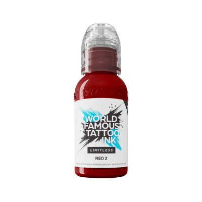 World Famous Limitless Tattoo Ink - Red 2 30ml