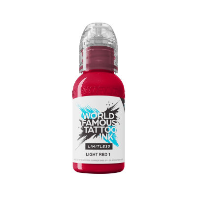 World Famous Limitless Tattoo Ink - Light Red 1 30ml