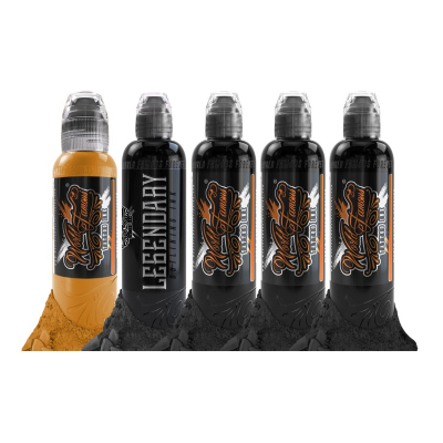Complete Set of 6 World Famous Ink Dark Set 120 ml (4 oz)