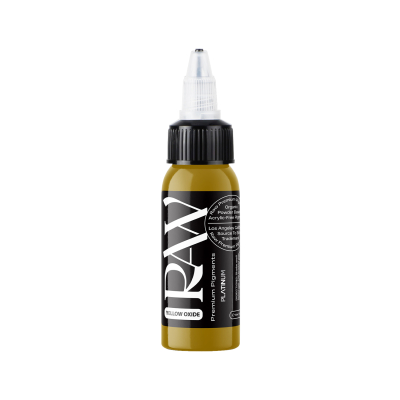 Raw Pigments Platinum - Yellow Oxide Tattoo Ink - 30ml