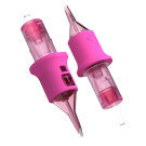 Image of Box of 20 Ghost Pink Needle Cartridges - Nano Liner Long Taper