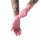 Image of Box of 100 Saferly Pink Nitrile Gloves