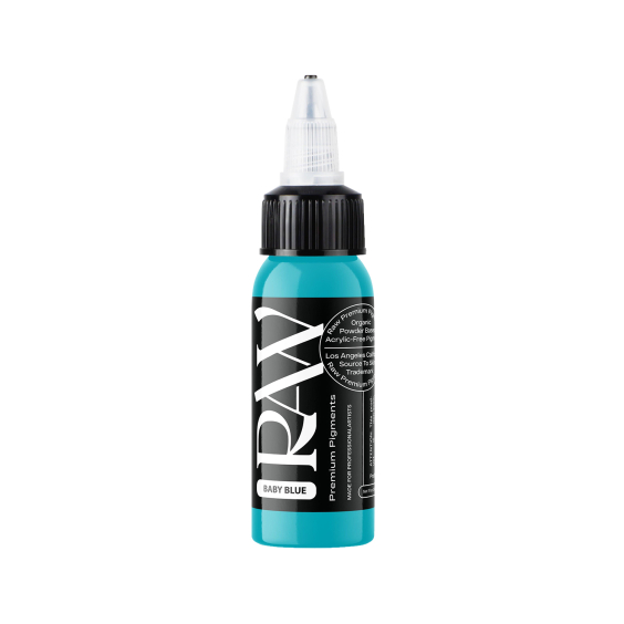 Raw Premium Pigments - Baby Blue Tattoo Ink 30ml