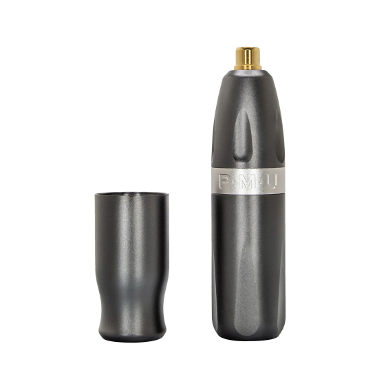 REFURBISHED - Bishop PMU Pen - Grey with Silver Spline - 3.5mm Stroke