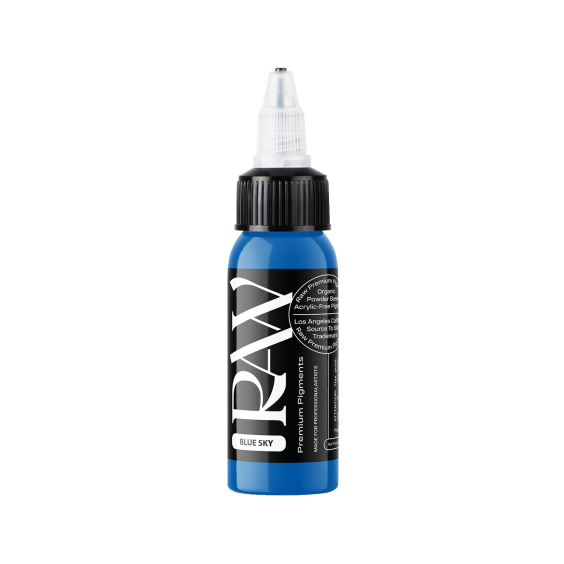 Raw Premium Pigments - Blue Sky Tattoo Ink 30ml