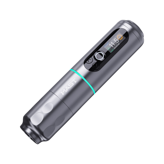 REFURBISHED - Dragonhawk Mast Archer Wireless Pen Tattoo Machine - Black - 3.5mm Stroke