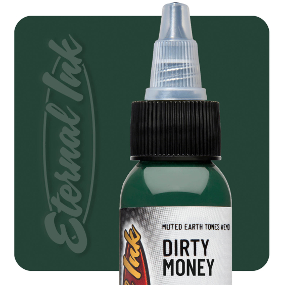 Eternal Ink Muted Earth Tones Dirty Money Tattoo Ink 30ml (1oz)