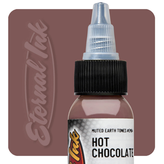 Eternal Ink Muted Earth Tones Hot Chocolate Tattoo Ink 30ml (1oz)