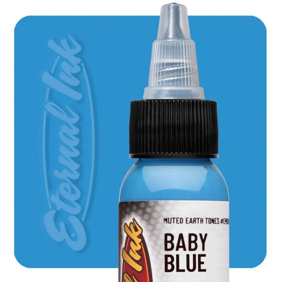 Eternal Ink Muted Earth Tones Baby Blue Tattoo Ink 30ml (1oz)