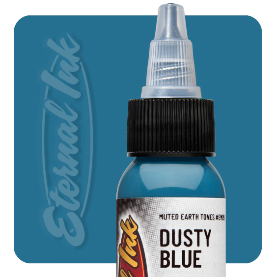 Eternal Ink Muted Earth Tones Dusty Blue Tattoo Ink 30ml (1oz)