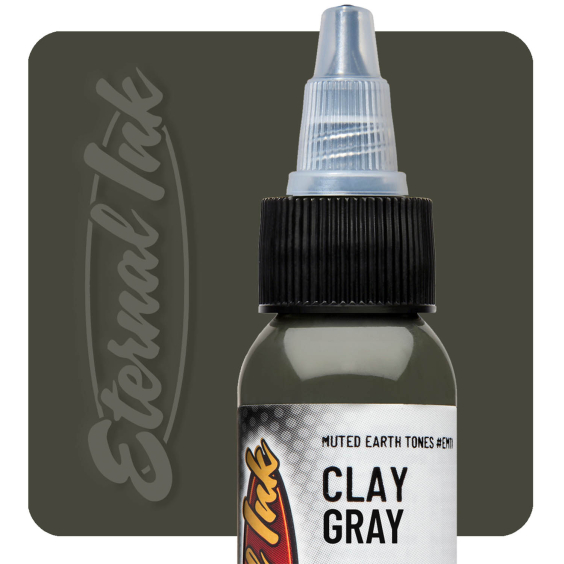 Eternal Ink Muted Earth Tones Clay Gray Tattoo Ink 30ml (1oz)