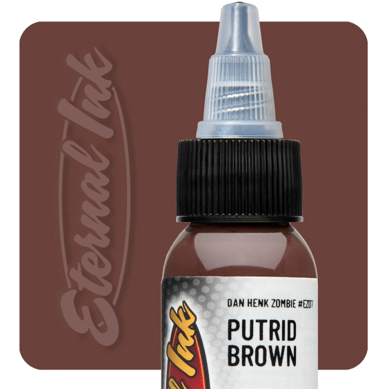 Eternal Ink Zombie Putrid Brown Tattoo Ink 30ml (1oz)