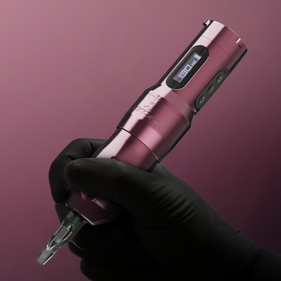 FK Irons One Adjust Tattoo Machine with Adjustable Stroke - Pop Pink