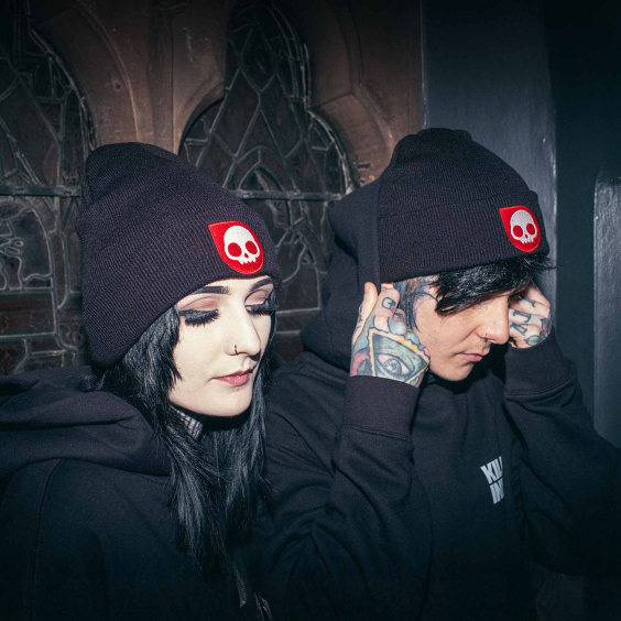 Killer Ink By Hobo Jack - Embroidered Beanie - Black