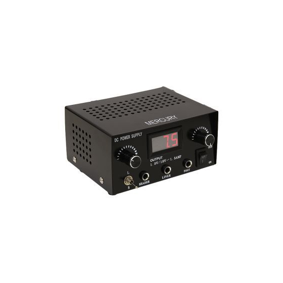 REFURBISHED - Mercury Dual Input Digital Tattoo Power Supply - (EU Lead)