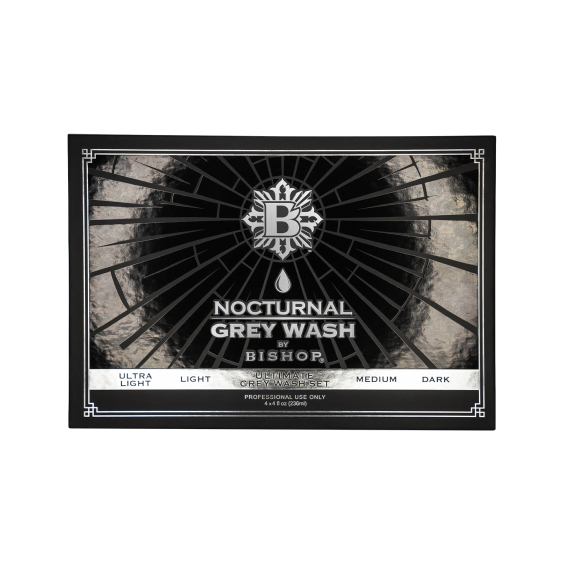 Nocturnal Tattoo Ink by Bishop - Set of 4 - Ultimate Grey Wash - 120ml (4oz)