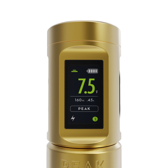 Battery for the Peak Solice Pro V2 Wireless Machine - Matte Gold