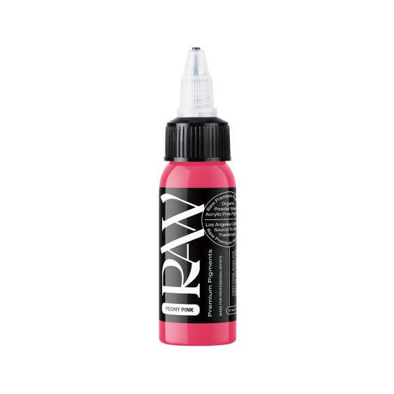 Raw Premium Pigments - Peony Pink Tattoo Ink 30ml