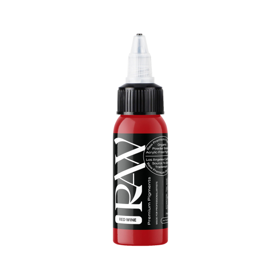 Raw Premium Pigments - Red Wine Tattoo Ink 30ml