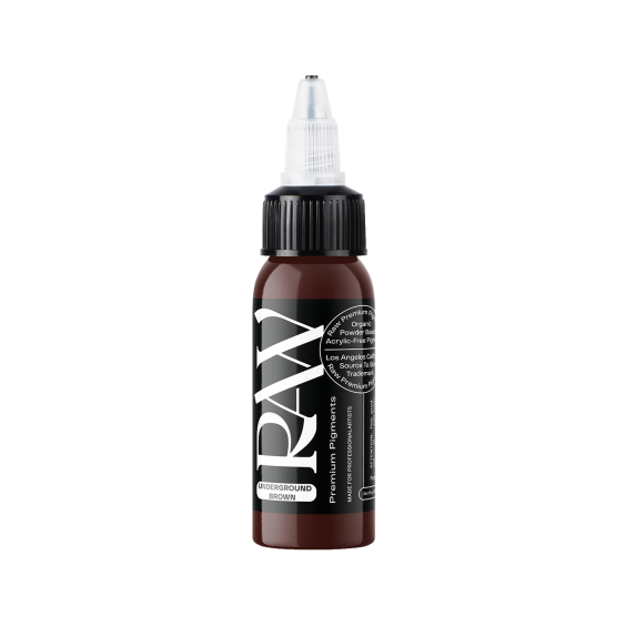 Raw Premium Pigments - Underground Brown Tattoo Ink 30ml