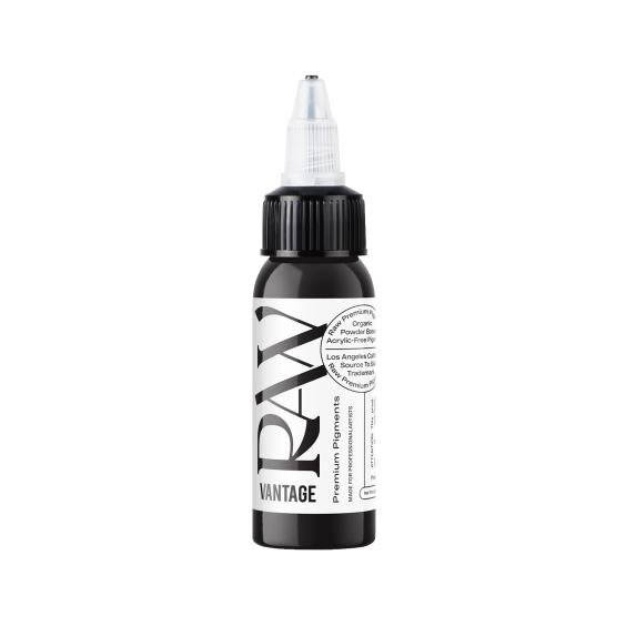 Raw Premium Pigments - Vantage Black Tattoo Ink 30ml