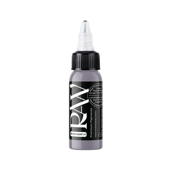 Raw Premium Pigments - Warm Gray #1 Tattoo Ink 30ml