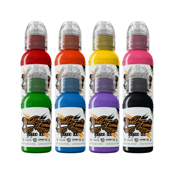 Complete Set of 8 World Famous Ink Yomico Art Artistic Basic Set 30 ml