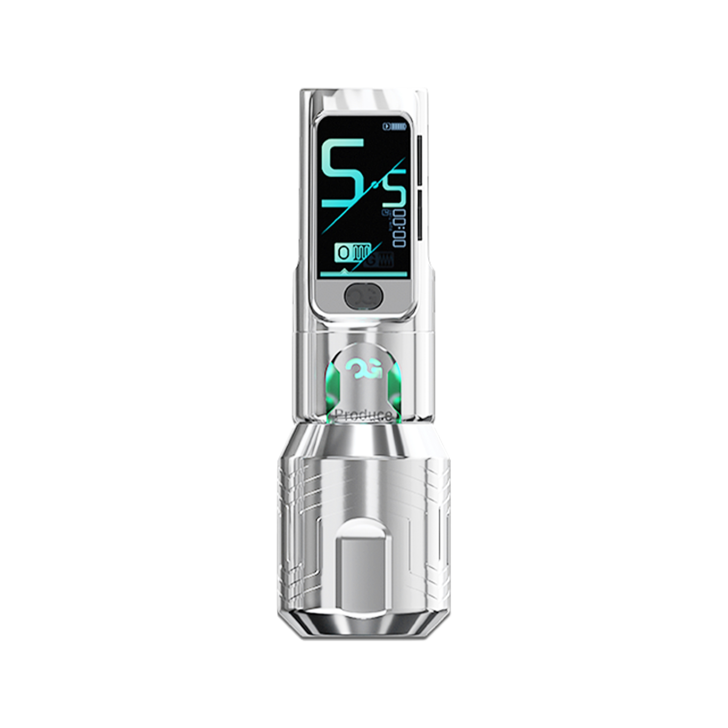 OG FURY II Wireless Tattoo Pen - Silver - 4.2mm Stroke
