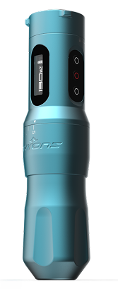FK Irons One Adjust tattoo machine in Tidal teal