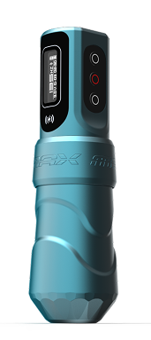 FK Irons Flux Max wireless tattoo machine in Tidal teal