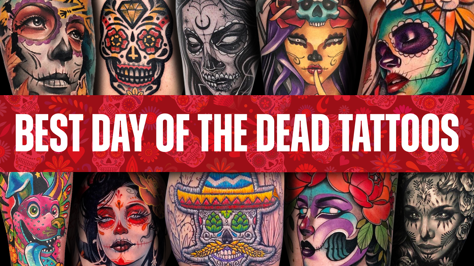 Forearm Tattoos for Día de Muertos