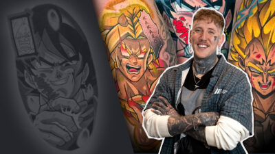 How to tattoo Broly from Dragon Ball Z with Colin Tattoos