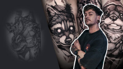 How to Tattoo a Blackwork Raccoon with Alex Underwood